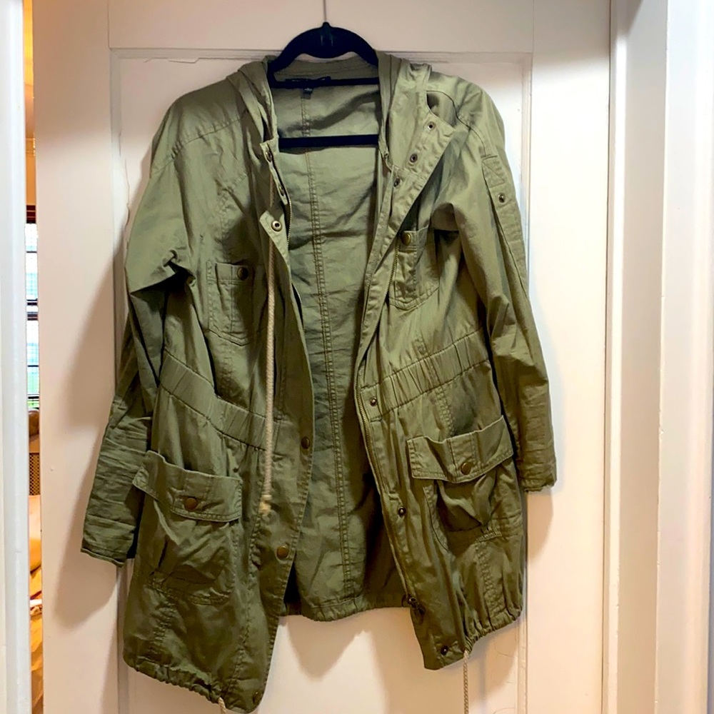 Green envelope LA  cargo jacket